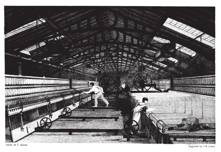 Spinning mule